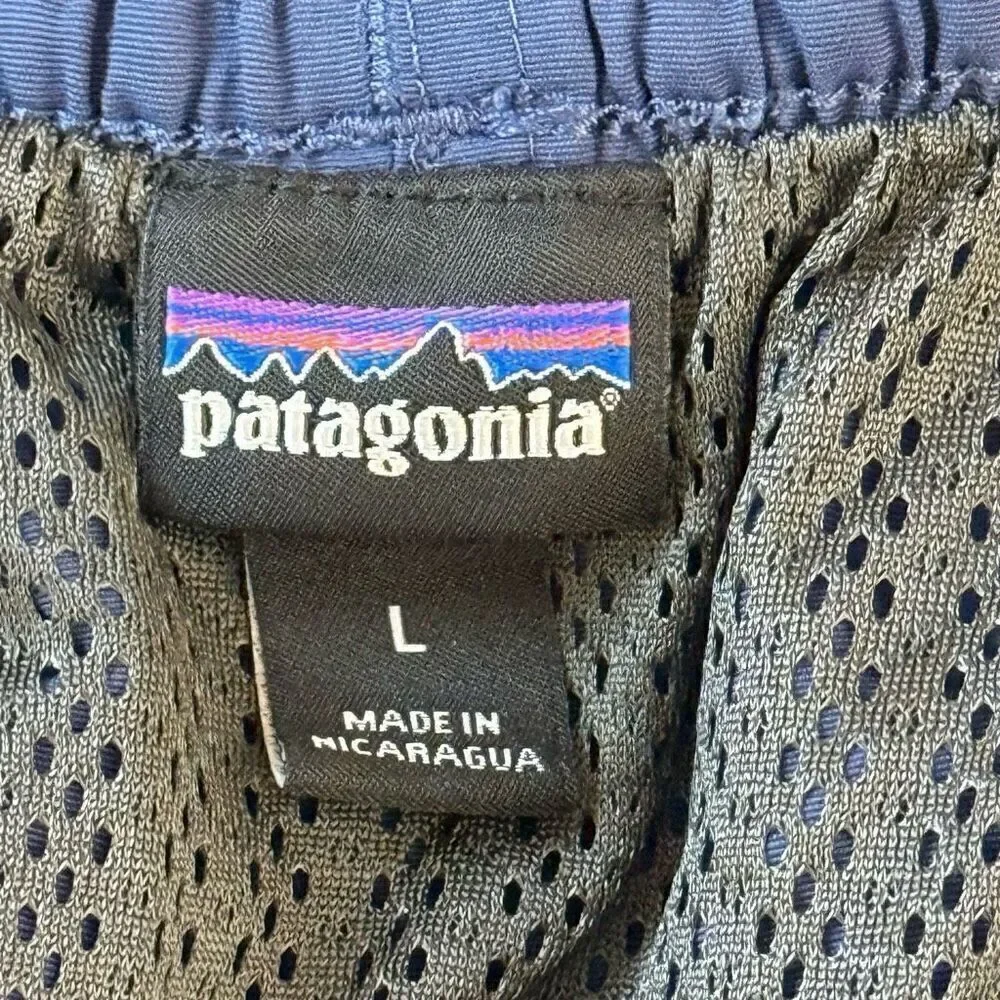 Patagonia Navy Blue Swim Trunks - Men’s US L